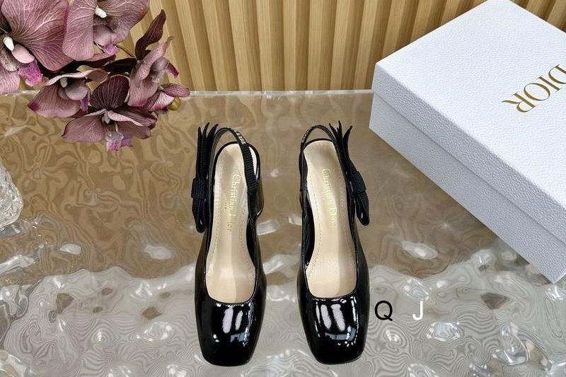Replica Dior Shoes size 35-40 3.5 7.5CM J1001