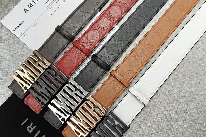 Replica Amiri belt 38mmX90-125cm lb05