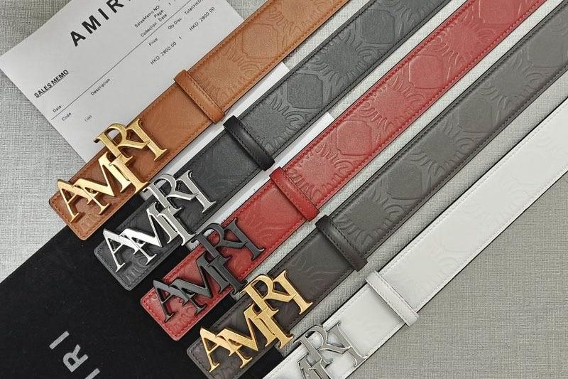 Replica Amiri belt 38mmX90-125cm lb03