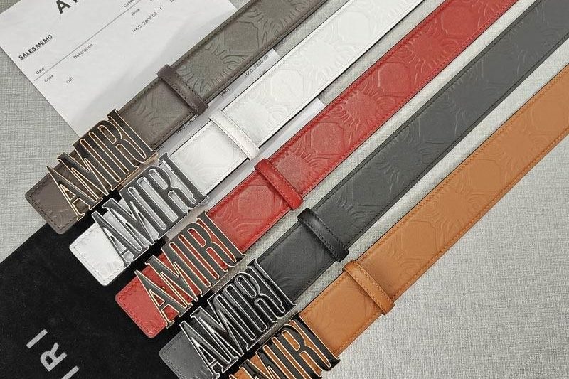 Replica Amiri belt 38mmX90-125cm lb02