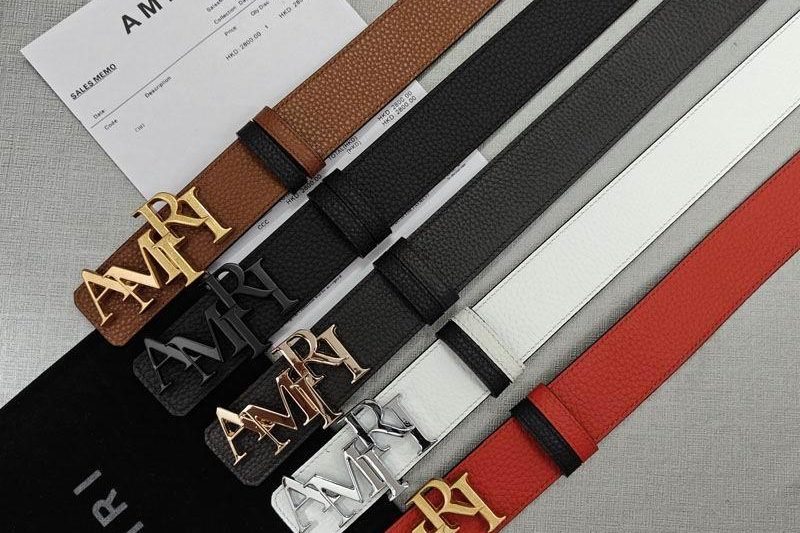 Replica Amiri belt 38mmX90-125cm lb072301