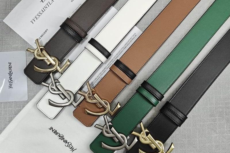 Replica YSL belt 38mmX80-125cm lb082001