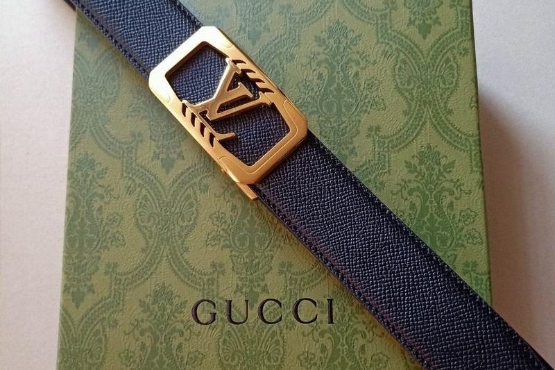 Replica LV belt 34mmX100-125cm 8L29