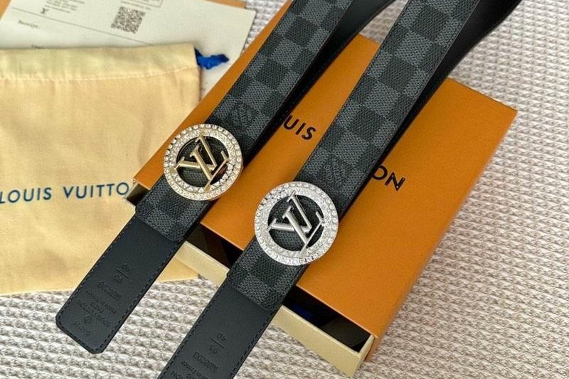 Replica LV belt 35mmX95-125cm 8L02