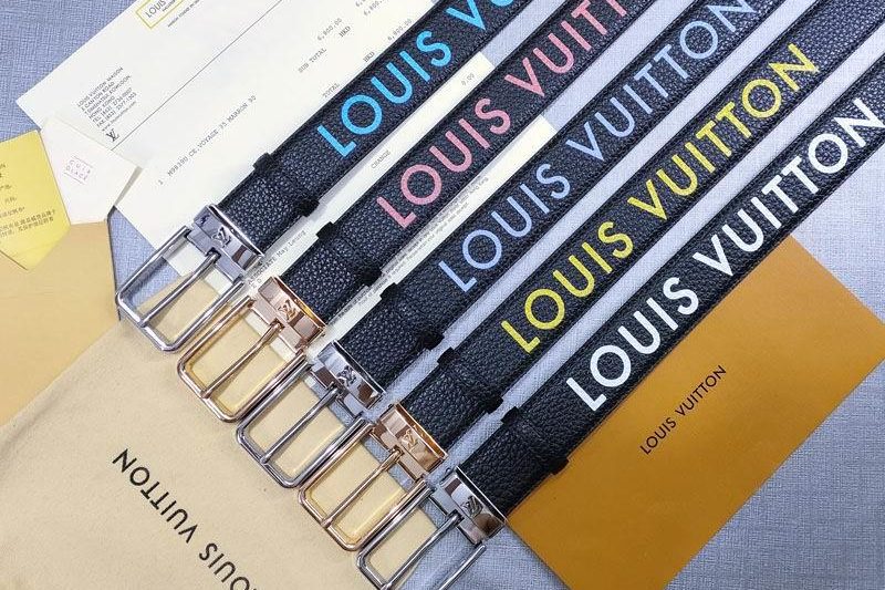 Replica LV belt 35mmX90-125cm lb01