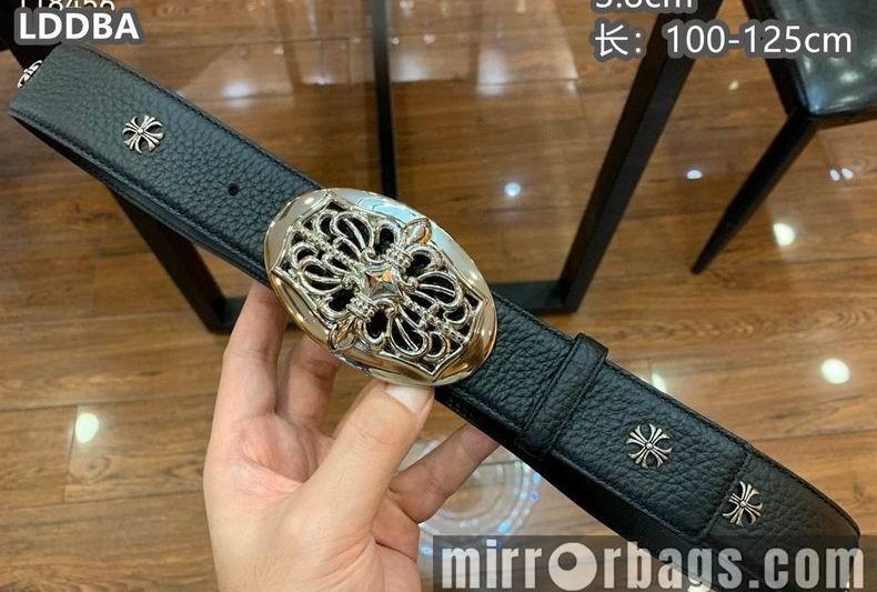 Replica Chrome Hearts belt 38mmX100-125cm 8L06