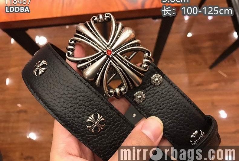 Replica Chrome Hearts belt 38mmX100-125cm 8L03