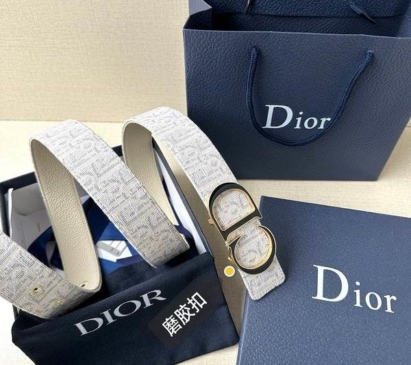 Replica Dior belt 34mmX100-125cm 8L09
