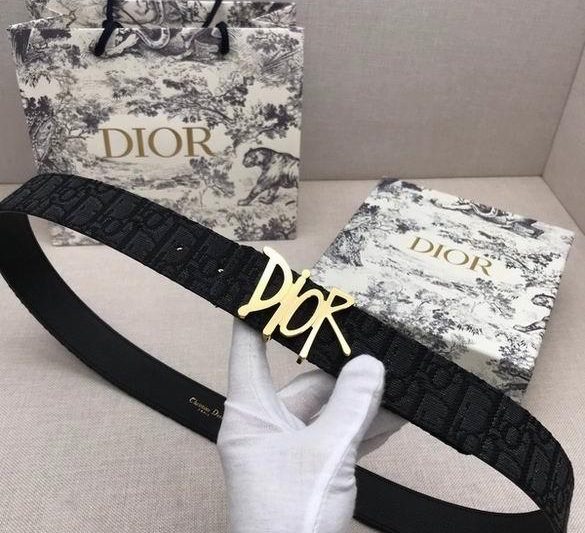 Replica Dior Belt 34mmX95-125cm 7D04