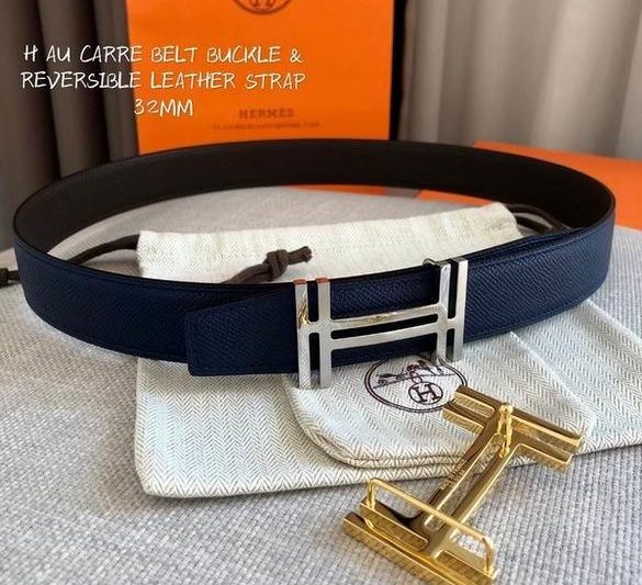Replica Hermes Belt 32mmX95-110cm 7D21