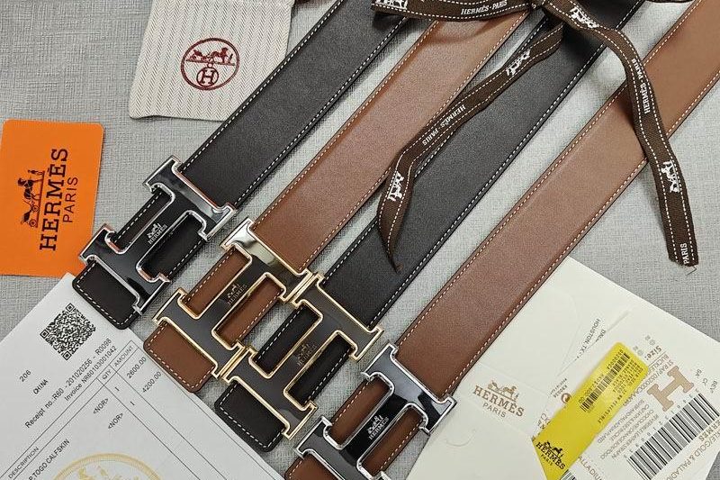 Replica Hermes belt 38mmX90-125cm lb01
