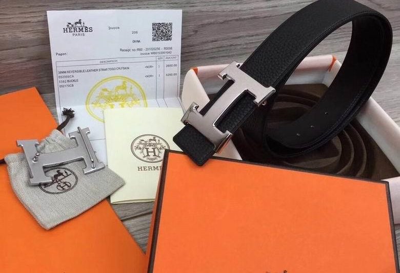 Replica Hermes Belt 38mmX100-125cm 7D14