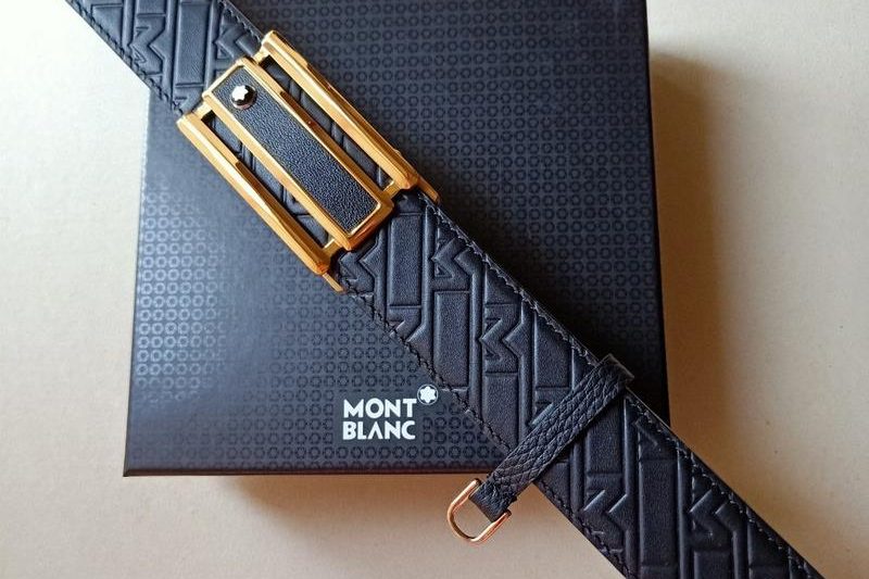 Replica Montlanc belt 34mmX100-125cm 8L12