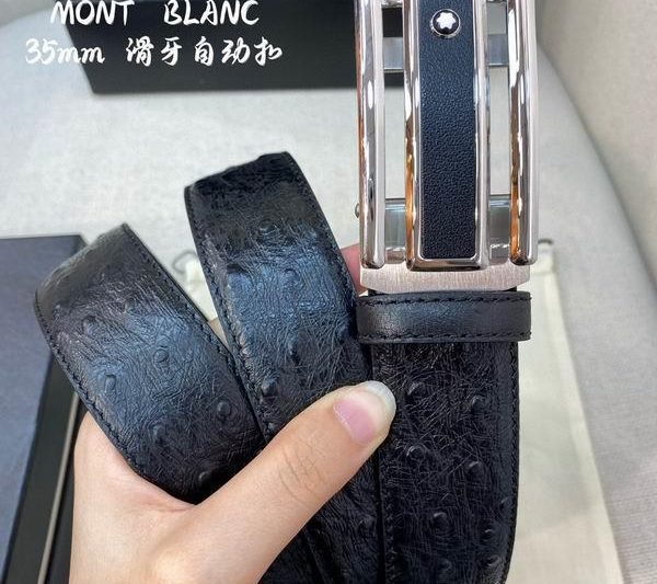 Replica Montblanc belt 自动扣 35mmX100-125cm 8L072015