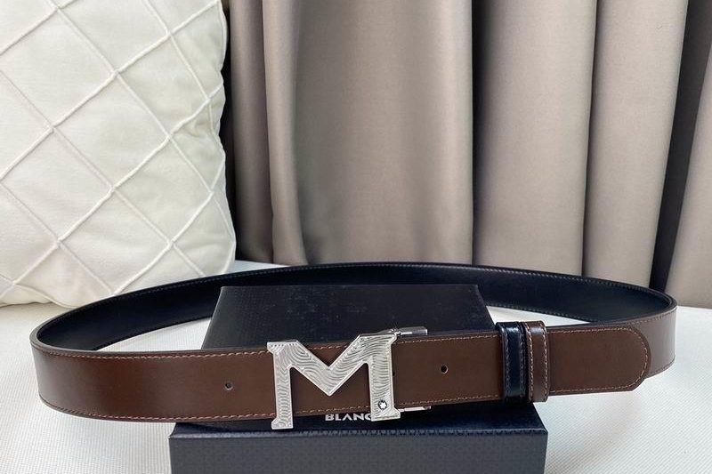 Replica Montblanc belt 35mmX95-125cm 7D06