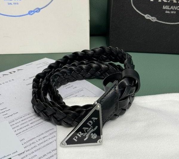 Replica Prada belt 25mmX95-125cm 8L01
