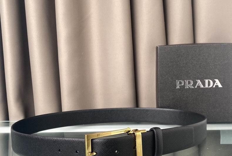 Replica Prada Belt 34mmX95-125cm 7D01