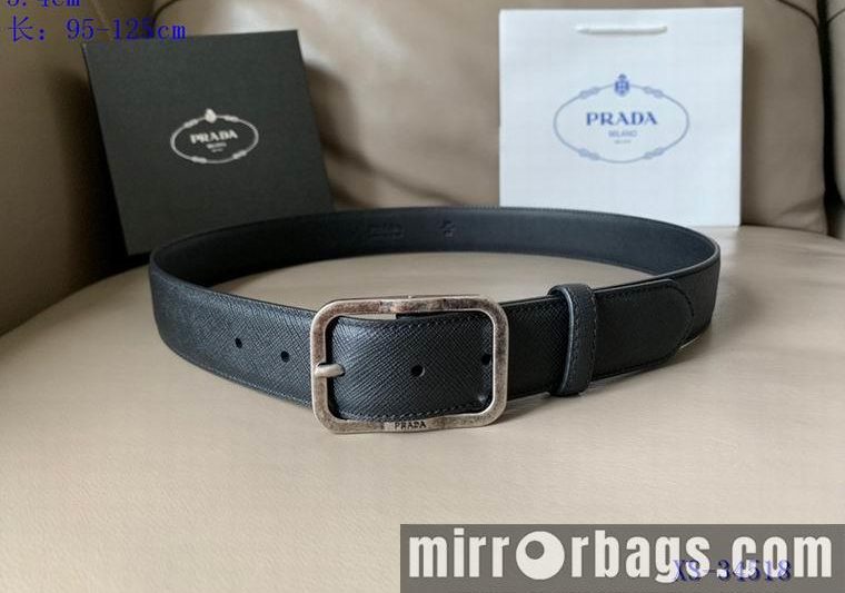 Replica Parda Belt 34mmX95-125cm 8L01