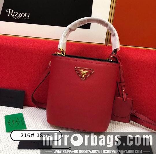 Replica Prada Bags Prada Saffiano 1BA219十字纹 20x11x18cm CN6色