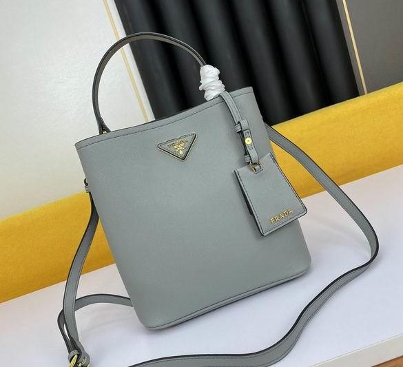 Replica Prada Bags WW1BA213浅灰 23X13X22