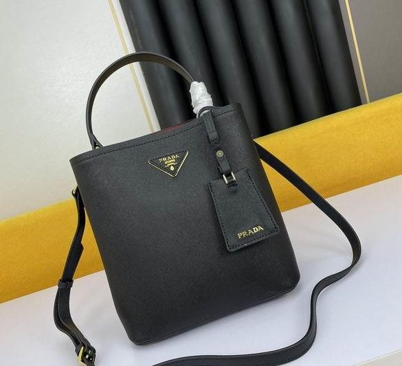 Replica Prada Bags WW1BA213黑 23X13X22