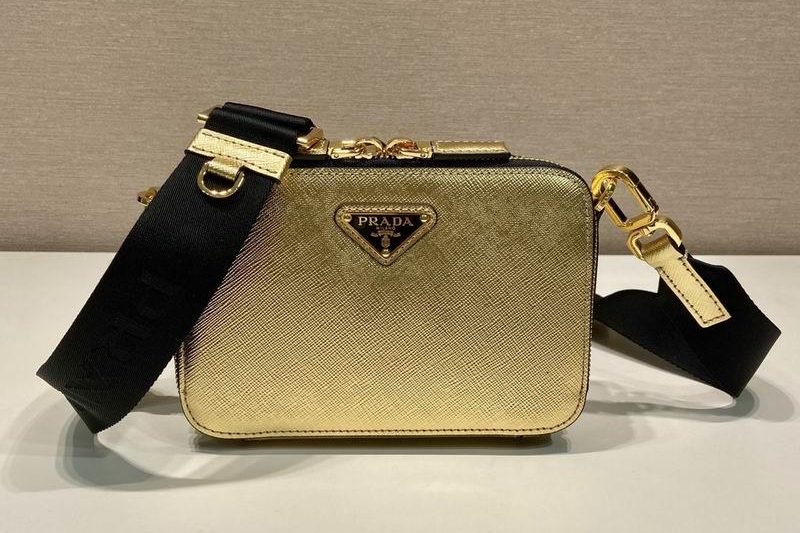Replica Prada Bags Prada 2VH070金色十字纹19×12.5×5.5cm AP