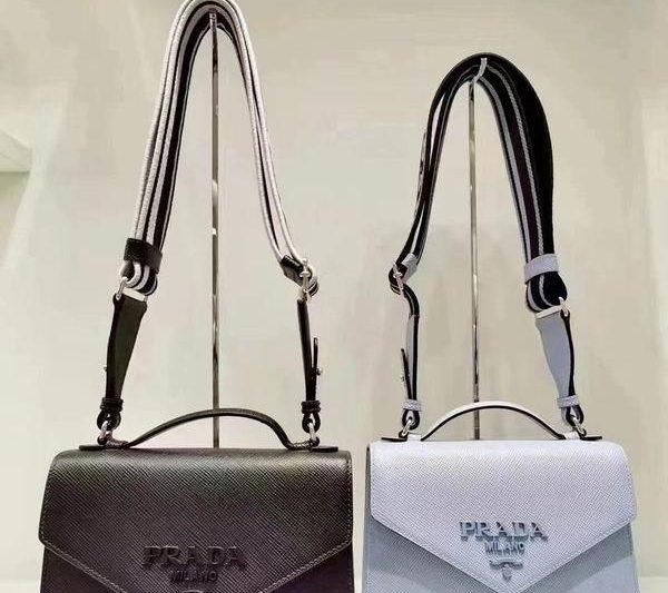 Replica Prada Bags Saffiano Monochrome 1BD317 21x14x6 ap 15