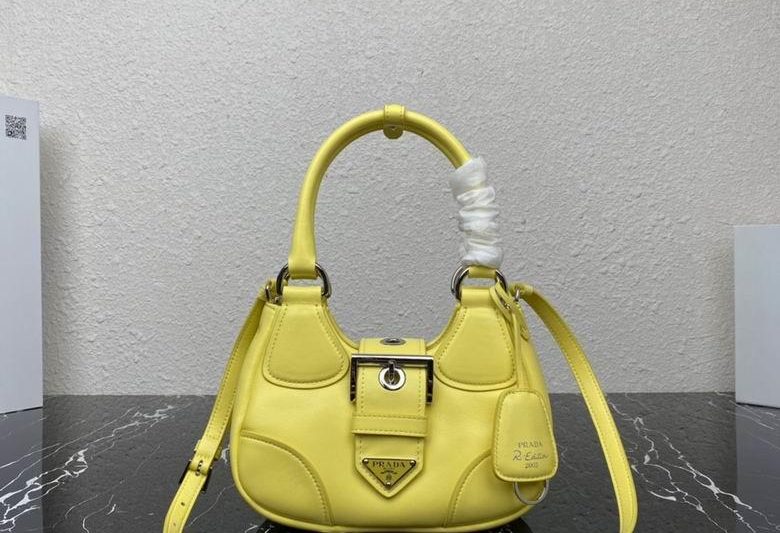 Replica Prada Bags 1BA381 23X16X9cm YG 3