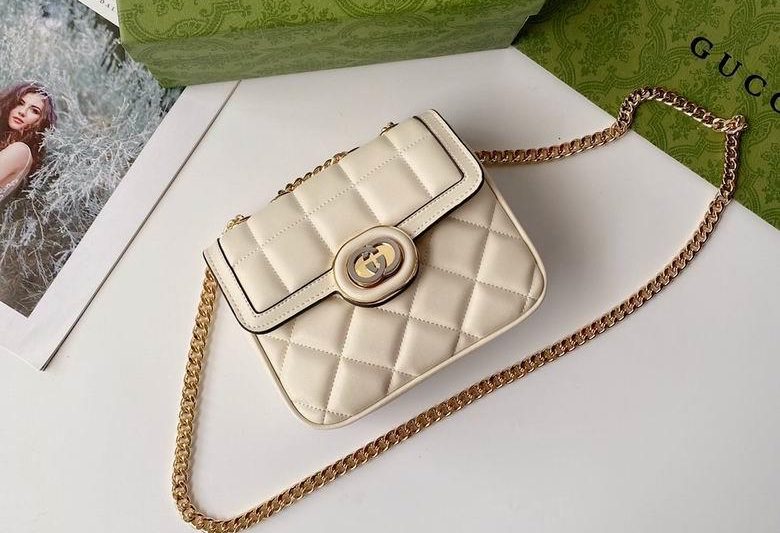 Replica Gucci Bags 1:1 741457 18X14.5X8cm YG 4colour