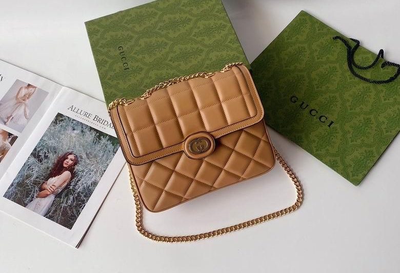 Replica Gucci Bags 1:1 740834 25X19.5X8cm YG 3colour