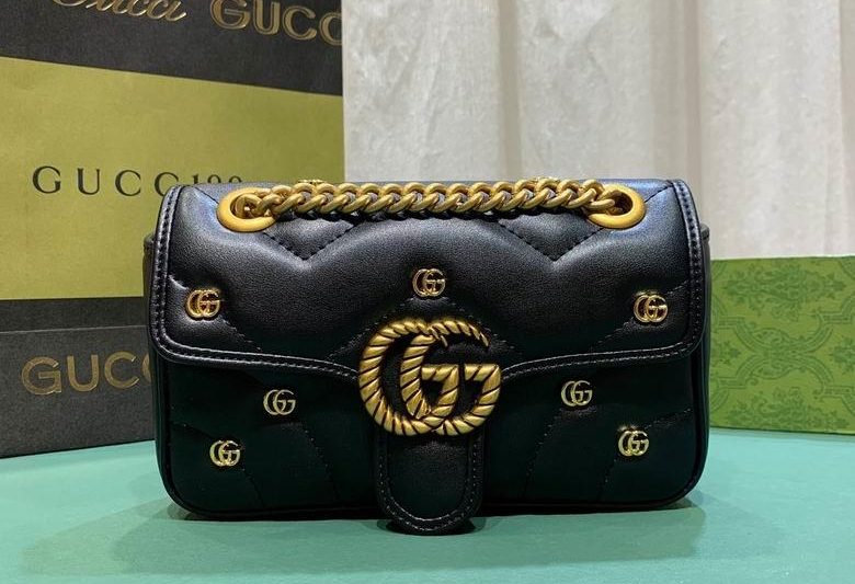 Replica Gucci Bags 1:1 446744 23X14X6cm DF 2colour-1