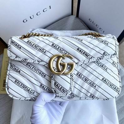 Replica Gucci Bags 1:1 GG Marmont 443497 26x15x7cm df03