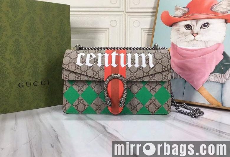 Replica Gucci Bags 1:1 WD400249啡印花  28X18X9