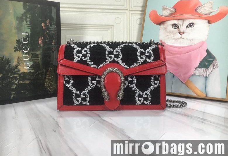Replica Gucci Bags 1:1 WD400249黑底花 28X18X9