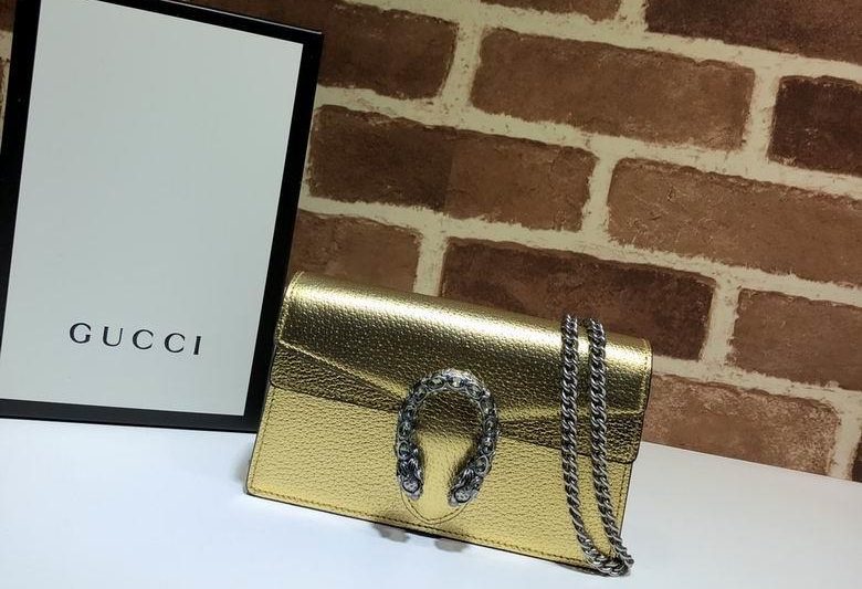 Replica Gucci Bags 1:1 WD476432金色 16.5X10X4.5