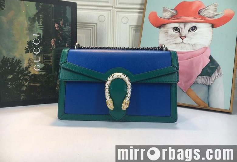 Replica Gucci Bags 1:1 WD400249蓝绿 28X18X9