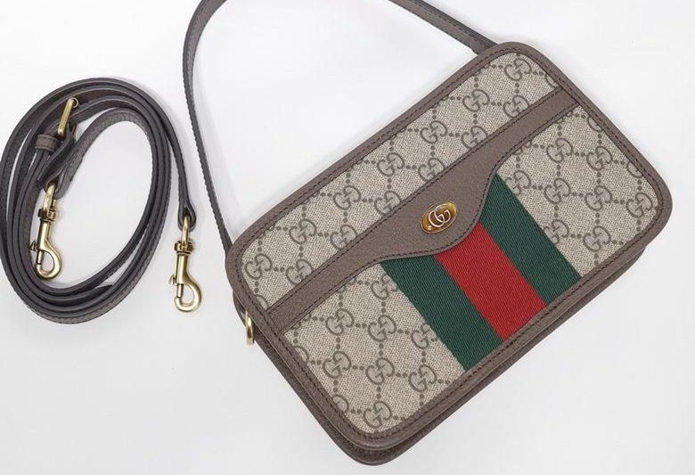Replica Gucci Bags 1:1 WD598130啡 22X13.5X6.5