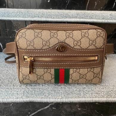 Replica Gucci Bags 1:1 WD517076啡红绿 18.5X13X6