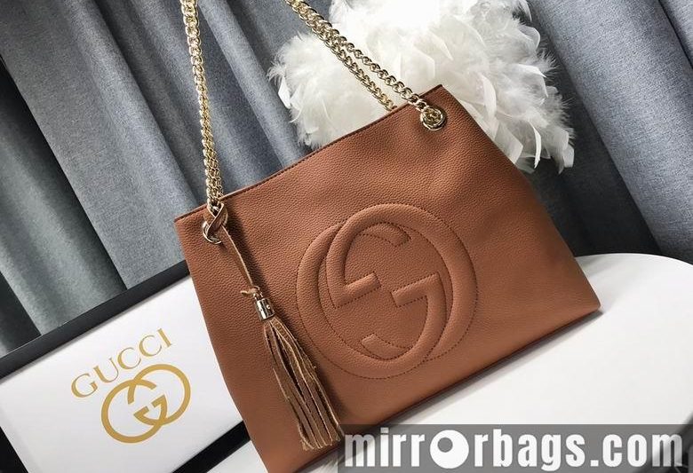 Replica Gucci Bags 1:1 WD308982棕色 38X27X14