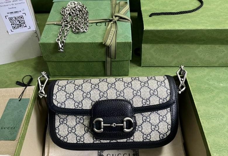 Replica Gucci Bags 1:1 735178 24X13X5cm YG 2colour
