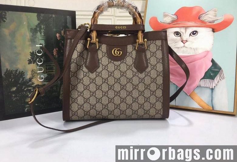 Replica Gucci Bags 1:1 WD660195啡色 27X24X11
