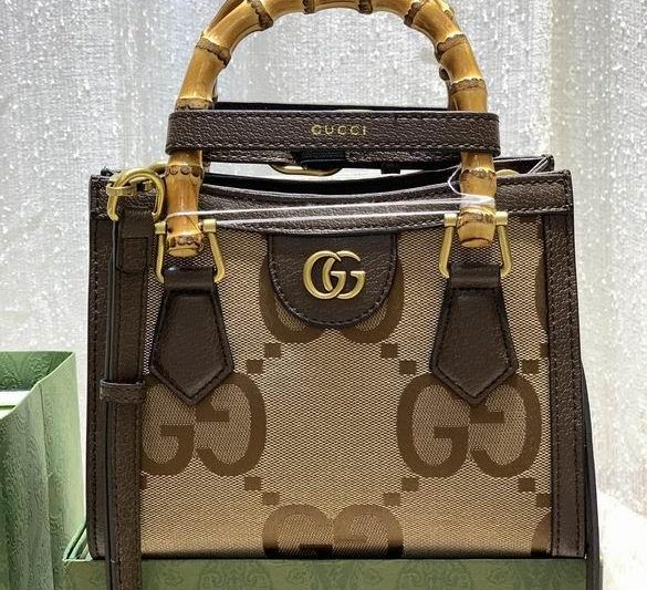 Replica Gucci Bags 1:1 WD655661杏啡 20X16X10