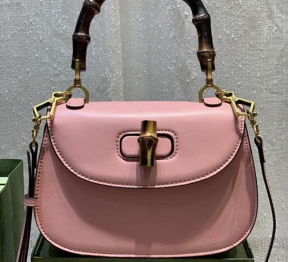 Replica Gucci Bags 1:1 WD675797粉皮 21X15X7