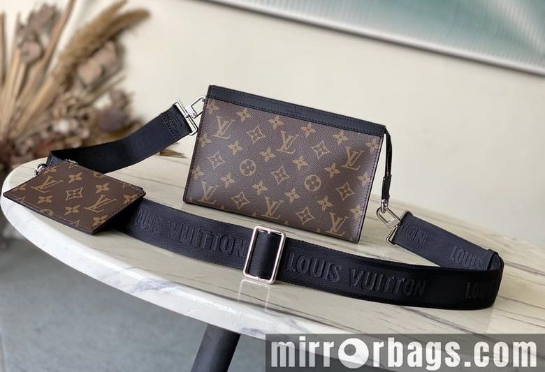 LV Replica Bags Gaston M14036 22×14.5×4.5cm gf